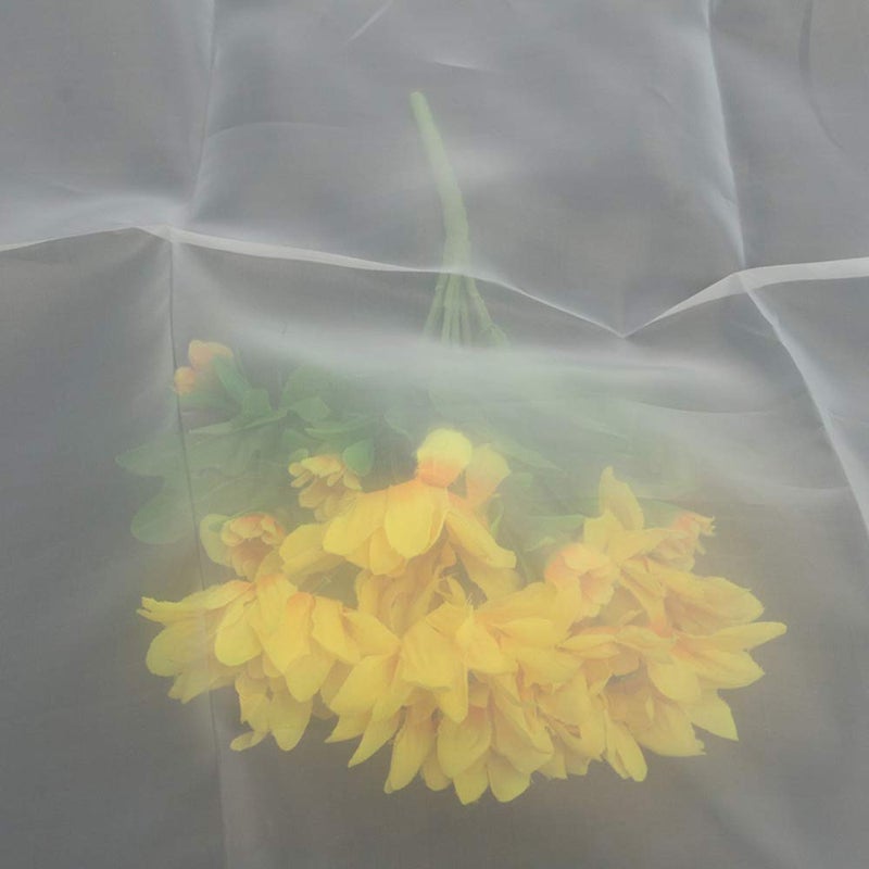 ETPUVIUMBE Silk Screen Printing Mesh, 100/110/120/140/160/180/200/250/300Mesh, White Yellow for Screen Printing Machine Equipment Accessories, Filter Painting, Polyester Fabric (140M/55T White) - Image 2